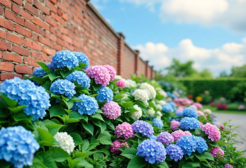 À quelle distance d'un mur planter un hortensia ?