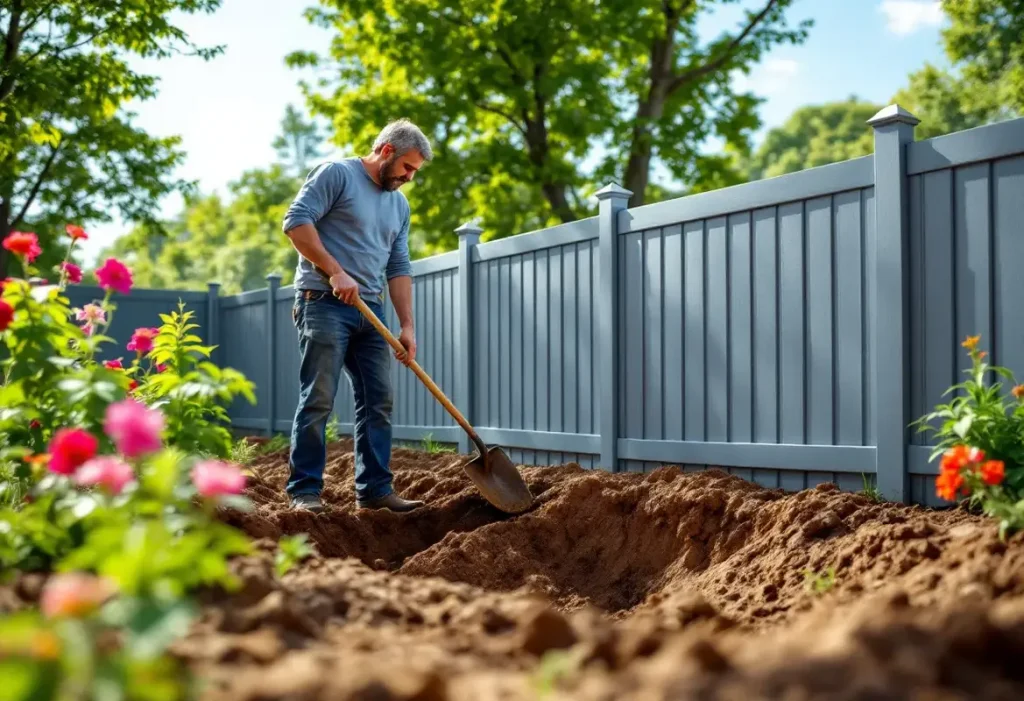 Comment poser une clôture rigide avec soubassement simplement