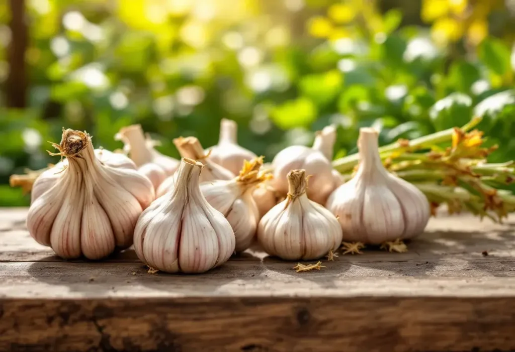 Quand récolter l'ail planté au printemps ?