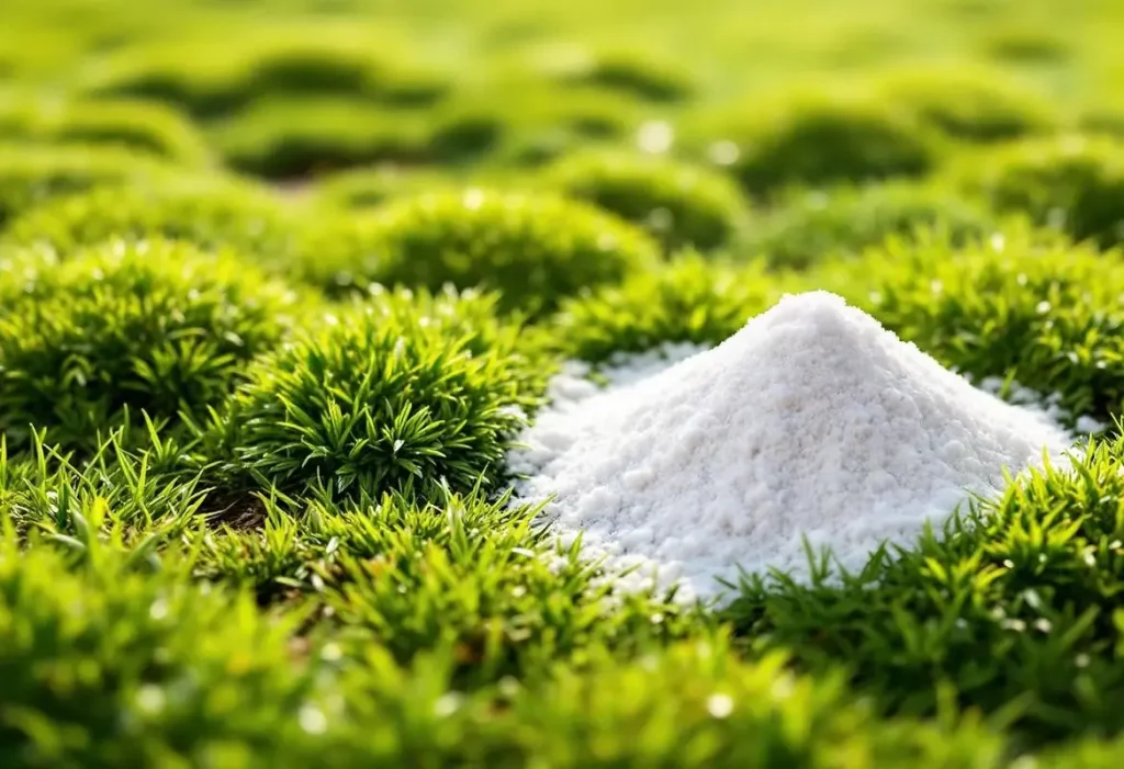 Bicarbonate de soude pour enlever la mousse dans la pelouse