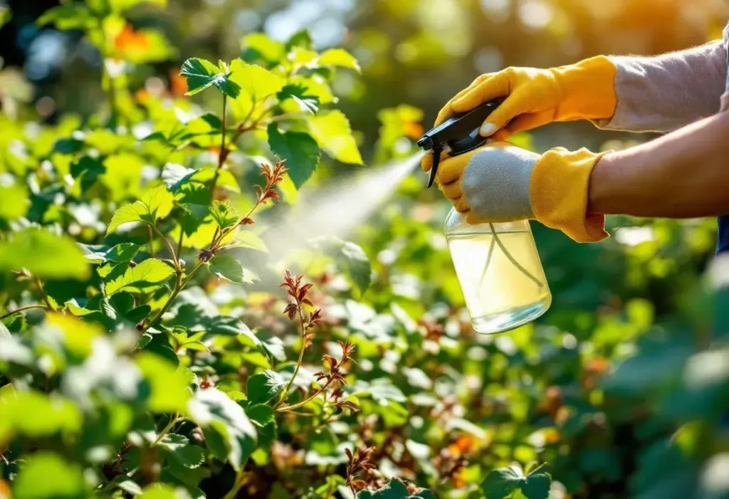 Désherbant naturel vinaigre blanc sel liquide vaisselle